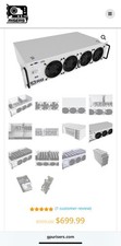 GPU Risers R8 8-GPU Mining Rig Case 4x750W PSU CPU RAM SSD MB picture