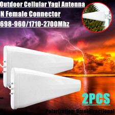 2Pcs 698-2700MHZ 3G 4G Directional Outdoor Cellular Yagi Antenna N Female 4G LTE picture