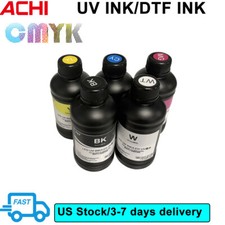 ACHI UV INK & DTF INK Refill For Epson 1390/L800/L1800/XP600/TX800 Printer picture