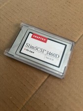 Adaptec SlimSCSI 1460D Fast SCSI PC Card PCMCIA SCSI2 P/N 1807400 B w/ Cover picture