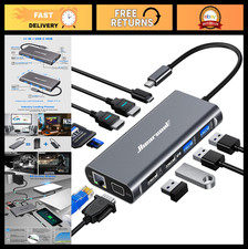 11-in-1 USB-C Docking Station, Triple Display 4K HDMI & VGA, Ethernet, 100W Char picture
