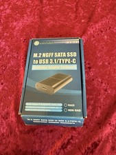 Open Box-M.2 B-Key NGFF SATA SSD to USB 3.1 Enclosure picture