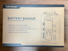 Lot  2 x New Cyber Power Battery Backup UPS with surge protection CP600LCD 600VA picture