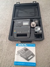 K-Sun Labelshop Professional Label Machine 2001XL, Case, Manual, Labels, Adapter picture