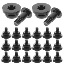50Pcs Hard Drive Repair Screws Black Iron Durable Anti Vibration Mounting Screws picture