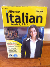 Learn How To Speak Italian With Instant Immersion Levels 1-3 PC/MAC picture
