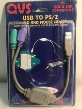QVS USB-PS2YB USB to PS/2 Keyboard & Muose Converter picture
