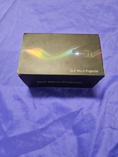 DLP E06 Android Smart Mini LED Dual Core Bluetooth Remote Projector Black NIB picture