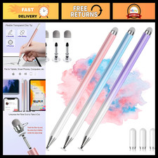 2 in 1 High Precision Stylus Pens for Touch Screens - Universal 3 Pack, Blue, Pi picture