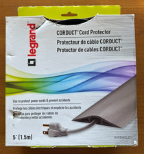 Legrand CORDUCT CDG-5 Cord Protector 5ft Gray – Floor Cable Cover USA Made picture