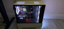 Corsair White Gaming Tower Desktop PC RGB Lighting USB-C USB 3.0 Audio picture