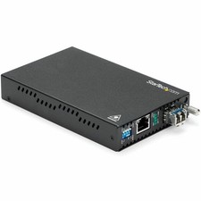 StarTech Gigabit Ethernet Copper-to-Fiber Media Converter, SM LC, 20 km, picture