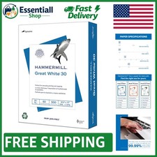 Versatile Great White 30% Recycled Copy Paper - 8.5x11, 500 Sheets, 92 Bright picture