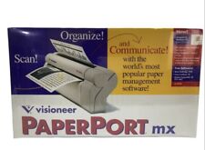 NEW 1997 VTG Visioneer Paperport MX Scanner PR-34001-W NOS Windows 95 Sealed... picture