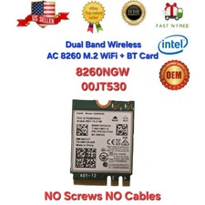 Lenovo Intel Dual Band Wireless-AC 8260 M.2 WiFi + Bluetooth Card 8260NGW 802.11 picture