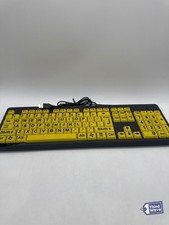 BOOGIIO Large Print Computer Keyboard, Wired USB High Contrast Keyboard picture