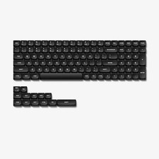 NuPhy WOB Keycaps nSA Profile Low profile for air75 keyboards (White on Black) picture