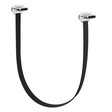 90 Degree USB C Short Flat Cable Dual Angle USB C Male to Male PD 65W Fast picture