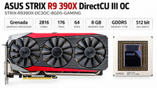 ASUS STRIX R9 390X DirectCU III OC 8GB GDDR5 Graphics Card✅3x DP HDMI DVI✅ picture