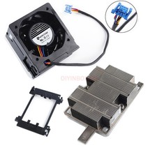 For DELL R540 Upgrade CPU Heatsink Cooling Fan 01CW2J 1CW2J 0H3H8Y H3H8Y W/Cage picture