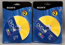 Sony DVD Plus R 4.7 GB 16X AccuCORE Color 10 Disc Lot 2 Pack Blank Media New Sea picture