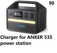 🔥AC Adapter fast 90w battery charger For anker 535 521 522 power station picture