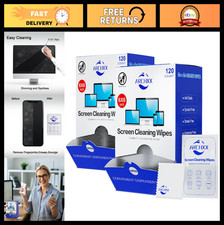 240 Count Pre-Moistened Screen Wipes for Electronics - Clean Computer, Laptop, P picture