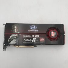 USED Sapphire AMD Radeon HD 5870 Eyefinity 6 2 GB GDDR5 PCIe x16 Video Card READ picture