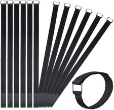 24 Inch Nylon Cable Strap Reusable Fastening Cinch Wrap 12 Pack, Durable and picture