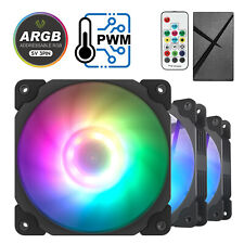 3 Pack Vetroo 120mm ARGB LED Computer Case Fan for CPU Cooling Addressable RGB picture