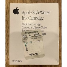 New SEALED 1995 APPLE Printer Ink Cartridge M8041G/A Black Stylewriter picture