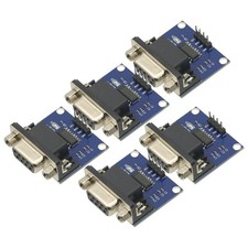 5 PCS MAX3232 DB9 Connector RS232 To TTL Serial Port Converter Module picture