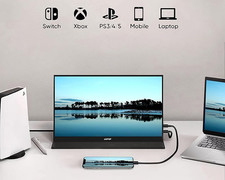 ADPOP Portable Travel Monitor 15.6” Screen FHD 1080P IPS USB-C mini HD picture