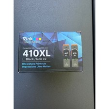 E-Z Ink 410XL Black Ink Cartridges 2 Pack High Yield Compatible Updated Chip picture