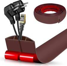 10Ft Floor Cord Cover Self Adhesive Cord Hider Floor 10Ft Floor Cable Protector picture