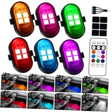 Upgraded Wireless LED Lights for Car, Rechargeable Interior Car Lights 6pcs picture
