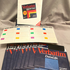 Verbatim DataLife Minidisk MD2-D/MD2-HD 2S/2D Formatted w/ Sleeves 10 Disks picture
