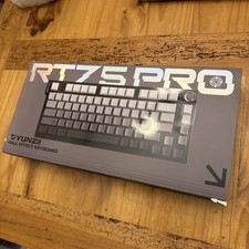 YUNZII RT75 PRO Dual 8K Wireless Gaming Keyboard NEW in box Hall Effect Keyboard picture