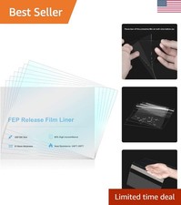 6-Pack 260x200mm FEP Film for Enhanced 3D Printing - 0.15mm Thickness picture