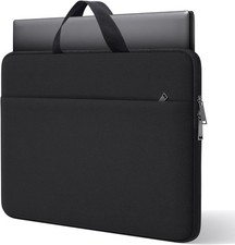 Sleeve for 17 17.3 inch Laptop - Shockproof-Padded Travel Carrying Bag, Black picture