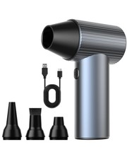SwiftFlow X7 Compressed Air Duster, Ultra-Powerful Electric Air Duster, 3-Spe... picture