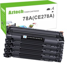 4PK CE278A 78A Black Toner For HP LaserJet Pro P1566 M1536DNF MFP P1606 P1560 picture