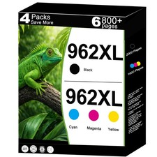 962XL Ink Cartridge 4 Pack Combo Fits HP OfficeJet Pro 9010 9012 9015 9020 9025 picture