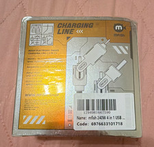 MFiSH 240W 4-in-1 Fast Charging Cable USB-A USB-C Lightning Multi Charger New picture