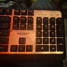ROCCAT Magma Silent Membrane Switch PC Gaming Keyboard - Black picture