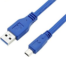 USB-A to Mini-B 10-Pin Cable 1.5 Meter USB 3.0 MiniB 10PIN picture