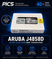 HPE Aruba 1G SFP LC SX 500m MMF Transceiver J4858D 1990-4750 picture