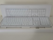 NEW Open Box Clevetura CLVX 1 Mac Wireless Keyboard with Touchpad  White picture