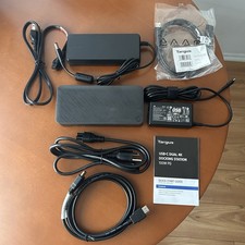 Targus DOCK182-A1 USB-C Dual 4K Docking Station 100W PD DisplayLink New Open Box picture