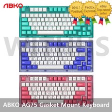 ABKO AG75 Gasket Mount RGB HOTSWAP Mechanical Keyboard English/Korean - 3color_ picture
